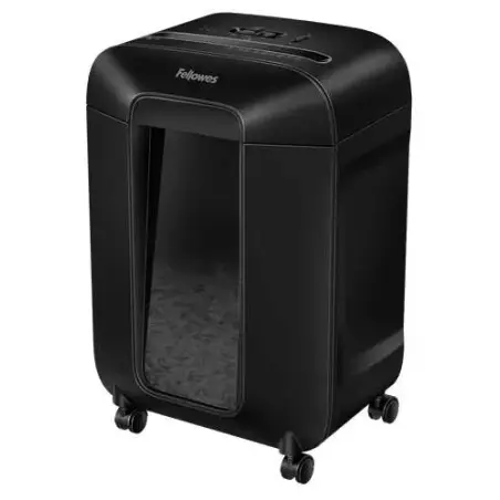 Fellowes LX85 Destructora de Papel Manual Corte en Particulas P-4 - Destruye hasta 12 Hojas - Papelera de 19L - Color Negro | Ah