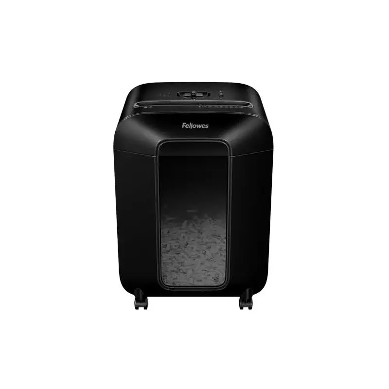 Fellowes LX85 Destructora de Papel Manual Corte en Particulas P-4 - Destruye hasta 12 Hojas - Papelera de 19L - Color Negro | Ah