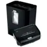 Rexel Promax RSX1035 Destructora de Papel Manual Corte en Particulas P-4- Destruye hasta 10 Hojas - Papelera de 35L - Color Negr