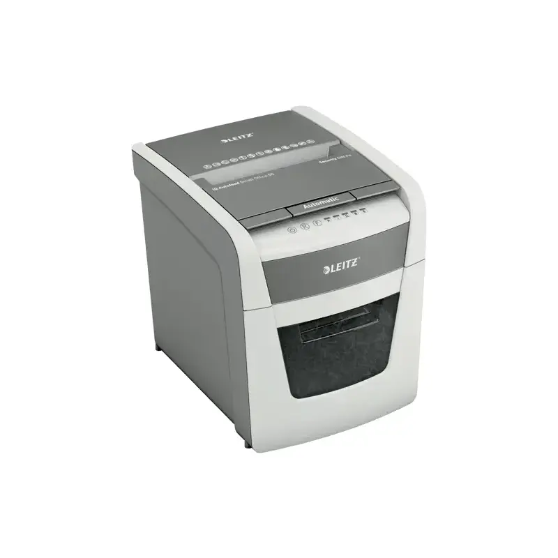 Leitz IQ Autofeed 50X P4 Destructora Automatica de Papel Corte en Particulas P-4 - Autoalimentacion 50 Hojas, Manual 6 Hojas - P