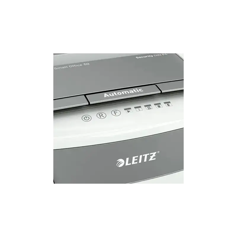 Leitz IQ Autofeed 50X P4 Destructora Automatica de Papel Corte en Particulas P-4 - Autoalimentacion 50 Hojas, Manual 6 Hojas - P