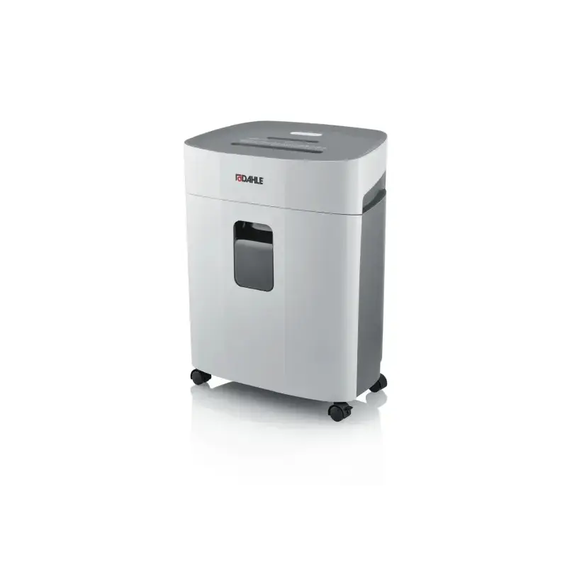 Dahle PaperSAFE 260 Destructora de Papel Manual Corte en Particulas P-4 - Destruye hasta 12 Hojas - Papelera de 25L - Con Ruedas