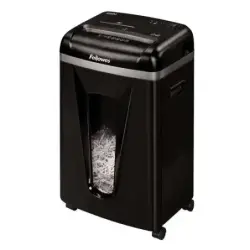 Fellowes 450M Destructora de Papel Manual Microcorte P-5 - Destruye hasta 9 Hojas - Papelera de 22L - Color Negro | Ahorro Impri