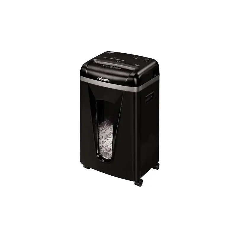 Fellowes 450M Destructora de Papel Manual Microcorte P-5 - Destruye hasta 9 Hojas - Papelera de 22L - Color Negro | Ahorro Impri