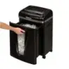 Fellowes 450M Destructora de Papel Manual Microcorte P-5 - Destruye hasta 9 Hojas - Papelera de 22L - Color Negro | Ahorro Impri