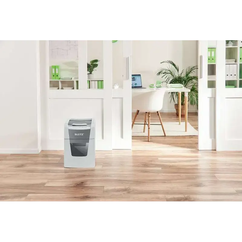 Leitz IQ 100 Autofeed P4 Destructora Automatica de Papel Corte en Particulas P-4 - Autoalimentacion 100 Hojas, Manual 8 Hojas -