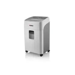 Dahle Deskside 504P Destructora de Papel Manual Microcorte P-5 - Destruye hasta 15 Hojas - Capacidad de la Papelera 40L - Ruedas