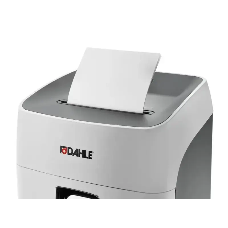 Dahle Deskside 504P Destructora de Papel Manual Microcorte P-5 - Destruye hasta 15 Hojas - Capacidad de la Papelera 40L - Ruedas