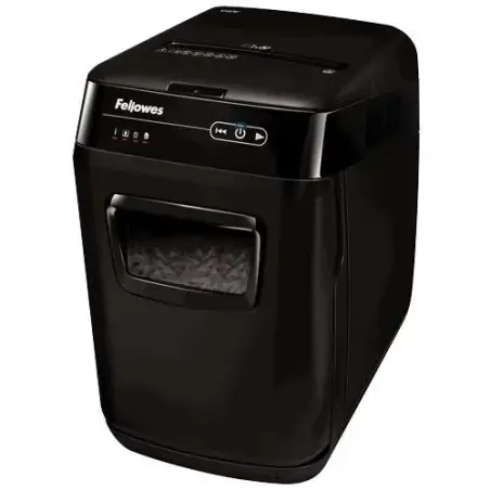 Fellowes AutoMax 150C Destructora de Papel Automatica Corte en Particulas P-4 - Autoalimentacion 150 Hojas, Manual 8 Hojas - Pap