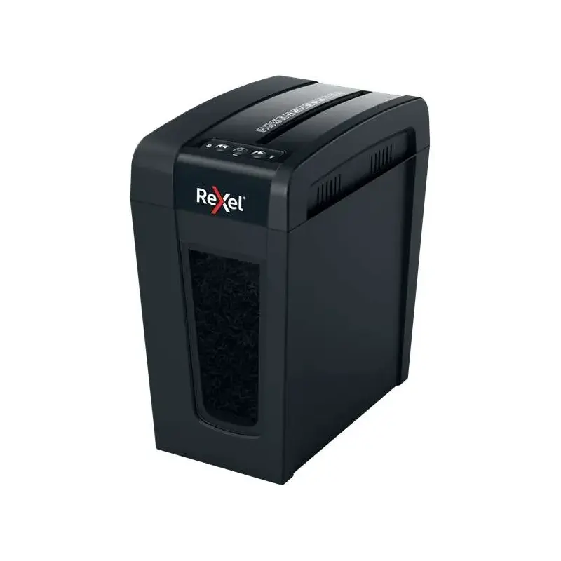 Rexel Secure X8-SL Whisper-Shred Destructora de Papel Manual Corte en Particulas P-4 - Bajo Ruido - Destruye hasta 8 Hojas - Pap