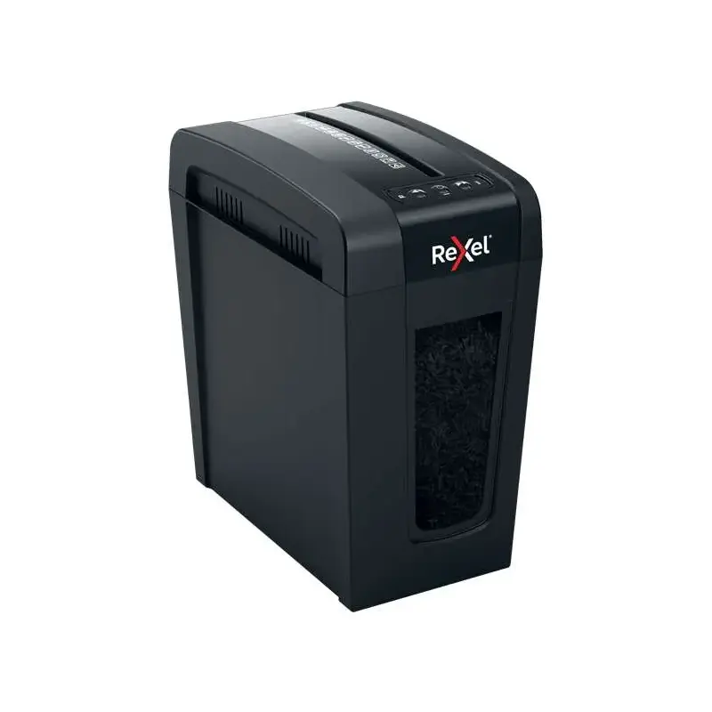 Rexel Secure X8-SL Whisper-Shred Destructora de Papel Manual Corte en Particulas P-4 - Bajo Ruido - Destruye hasta 8 Hojas - Pap
