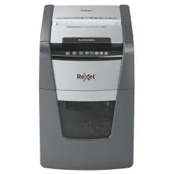 Rexel Optimum AutoFeed 90X Destructora Automatica de Corte en Particulas P-4 - Autoalimentacion 90 Hojas, Manual 8 Hojas - Anti