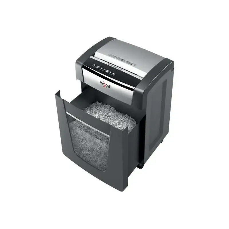 Rexel Momentum X420 Destructora de Papel Manual Corte Confeti P-4 - Destruye hasta 20 Hojas - 4 Horas de Funcionamiento Ininterr