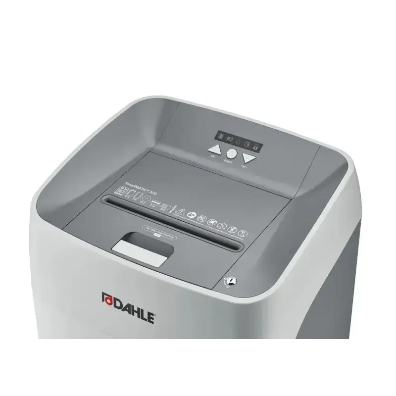 Dahle ShredMATIC 300 Destructora de Papel Automatica Corte en Particulas P-4 - Autoalimentacion 300 Hojas, Manual 14 Hojas - Pap