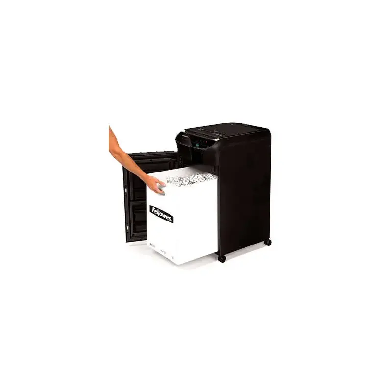 Fellowes AutoMax 350C Destructora de Papel Automatica Corte en Particulas P-4 - Alimentacion Automatica 350 Hojas, Manual 12 Hoj