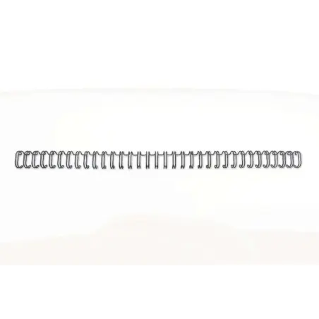 GBC Wirebind Pack de 100 Alambres de Encuadernacion 6mm para Paso 3:1 Redondo o Cuadrado - Formato A4 - Para 34 Orificios - Encu