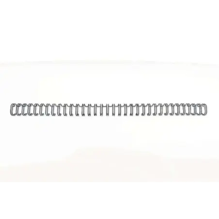 GBC Wirebind Pack de 100 Alambres de Encuadernacion 8mm para Paso 3:1 Redondo o Cuadrado - Formato A4 - Para 34 Orificios - Encu