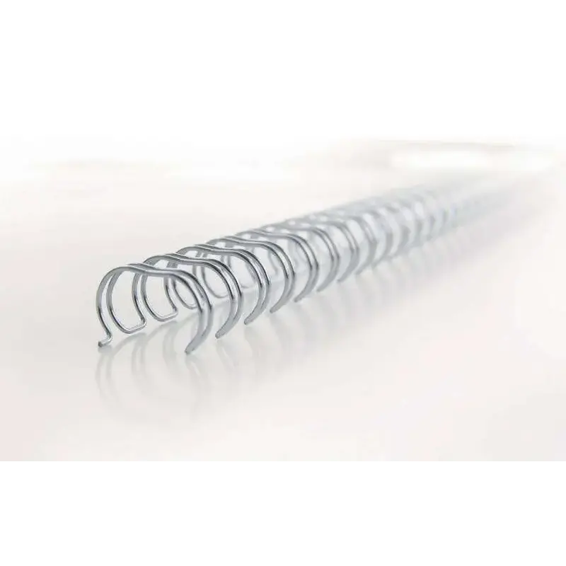 GBC Wirebind Pack de 100 Alambres de Encuadernacion 8mm para Paso 3:1 Redondo o Cuadrado - Formato A4 - Para 34 Orificios - Encu