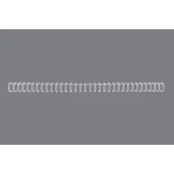 GBC Wirebind Pack de 100 Alambres de Encuadernacion 8mm para Paso 3:1 Redondo o Cuadrado - Formato A4 - Para 34 Orificios - Encu