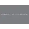 GBC Wirebind Pack de 100 Alambres de Encuadernacion 8mm para Paso 3:1 Redondo o Cuadrado - Formato A4 - Para 34 Orificios - Encu