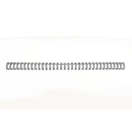 GBC Wirebind Pack de 100 Alambres de Encuadernacion 9.5mm para Paso 3:1 Redondo o Cuadrado - Formato A4 - Para 34 Orificios - En