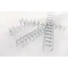 GBC Wirebind Pack de 100 Alambres de Encuadernacion 9.5mm para Paso 3:1 Redondo o Cuadrado - Formato A4 - Para 34 Orificios - En