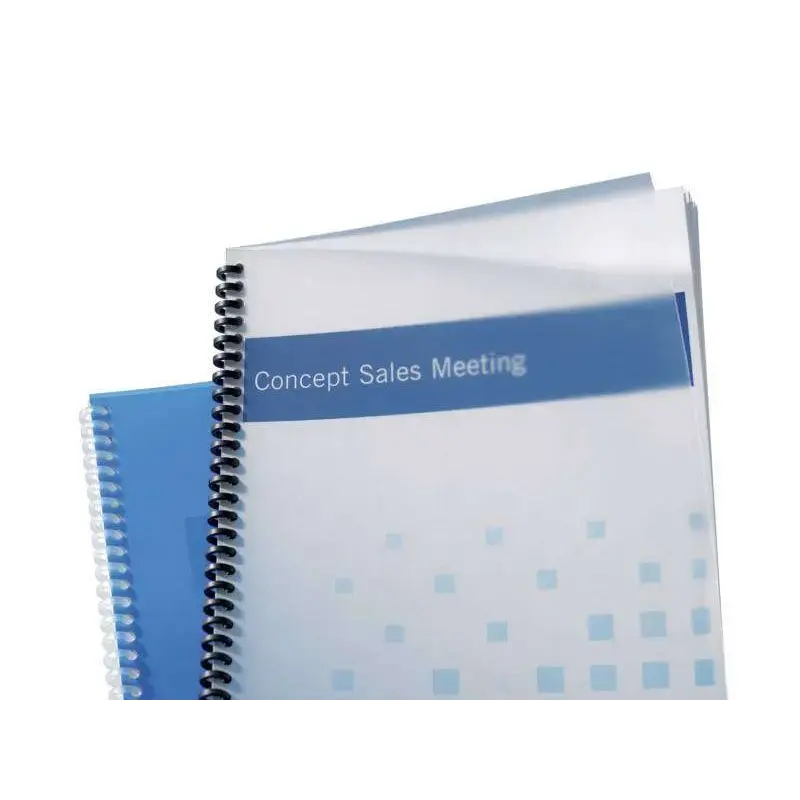 GBC Tapas Polyclearview para Encuadernacion - A4, 800 Micras - Negras y Mates - Color Negro | Ahorro Imprimiendo