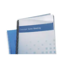 GBC Tapas Polyclearview para Encuadernacion - A4, 800 Micras - Transparentes y Mates - Color Transparente | Ahorro Imprimiendo