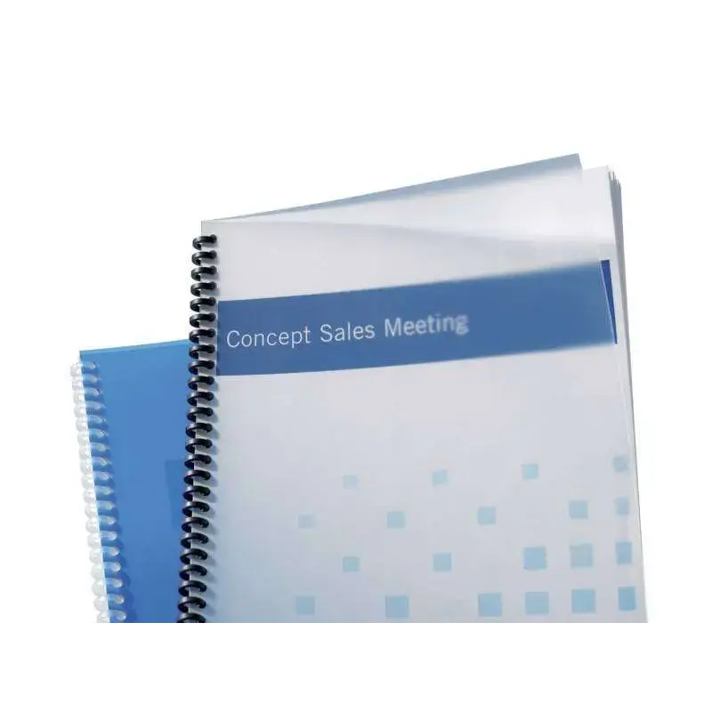 GBC Tapas Polyclearview para Encuadernacion - A4, 800 Micras - Transparentes y Mates - Color Transparente | Ahorro Imprimiendo