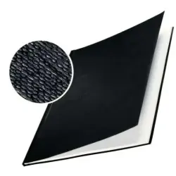 Leitz Pack de 10 Tapas Rigidas Impressbind 10,5mm - Para Formato A4 - Carton con Superficie de Lino Mate - Encuadernacion de Alt