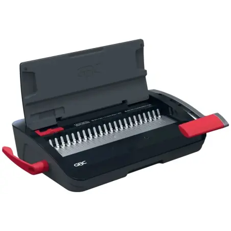 GBC CombBind CB12 Encuadernadora Manual de Canutillo - Encuaderna hasta 165 Hojas A4 - Puede Perforar hasta 14 Hojas - Rapida y