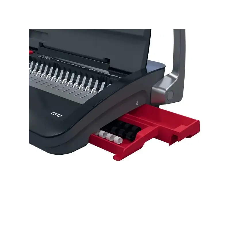 GBC CombBind CB12 Encuadernadora Manual de Canutillo - Encuaderna hasta 165 Hojas A4 - Puede Perforar hasta 14 Hojas - Rapida y