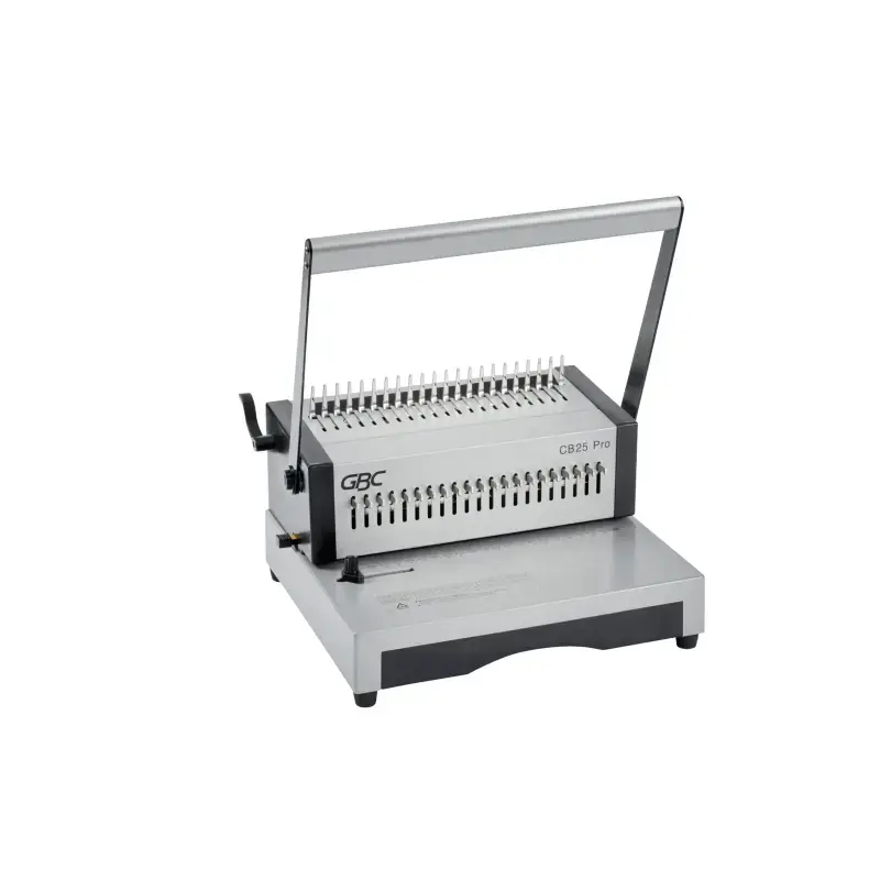 GBC CombBind CB25 Pro Encuadernadora Manual de Canutillo - Encuaderna hasta 500 Hojas A4 - Puede Perforar hasta 25 Hojas - Rapid