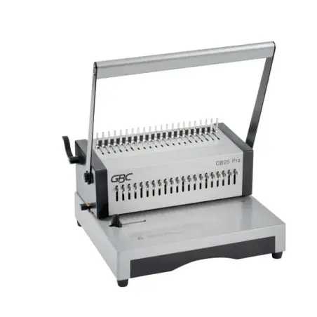 GBC CombBind CB25 Pro Encuadernadora Manual de Canutillo - Encuaderna hasta 500 Hojas A4 - Puede Perforar hasta 25 Hojas - Rapid