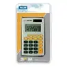 Milan Calculadora de Bolsillo 8 Digitos - 3 Teclas de Memoria y Raiz Cuadrada - Apagado Automatico - Incluye Funda - Color Gris