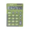 Milan Calculadora 10 Digitos Duo - Calculadora de Sobremesa - Teclas Grandes - Tecla Rectificacion Entrada de Datos - Color Verd