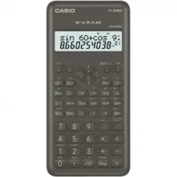 Casio Calculadora Cientifica FX-82MS 2ª Ed.- Pantalla LCD de 2 Lineas - 240 Funciones Integradas - 8 Memorias de Variables - Cal