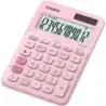 Casio MS-20UC Calculadora de Sobremesa Pequeña - Pantalla LCD de 12 Digitos - Alimentacion Solar y Pilas - Color Rosa | Ahorro I