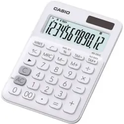 Casio MS-20UC Calculadora de Sobremesa con Pantalla de 12 Digitos - Simbolos de Comando de Funcion - Marcadores de Coma de 3 Dig