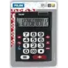 Milan Calculadora 12 Digitos Extra Grande - Teclas Grandes - Tecla Rectificacion Entrada de Datos - Apagado Automatico - Color N