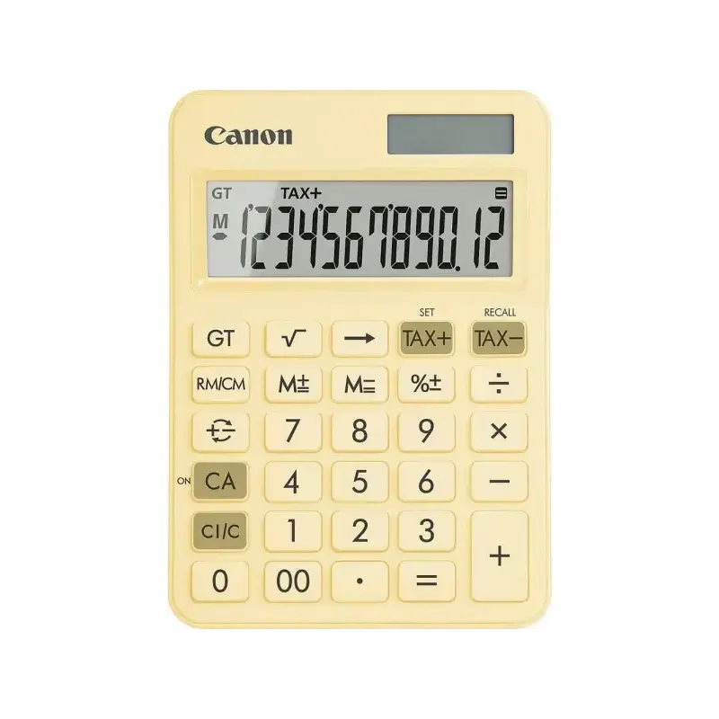 Canon LS-125KB Calculadora de Sobremesa con Pantalla LCD de 12 Digitos - Raiz Cuadrada, Calculo de Constantes, Gran Total, Cambi