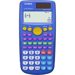 Casio FX-55 Plus Calculadora Cientifica Pantalla LCD 12 Digitos - 240 Funciones - Funcion de Potencia (Cuadrado), Calculo Expone