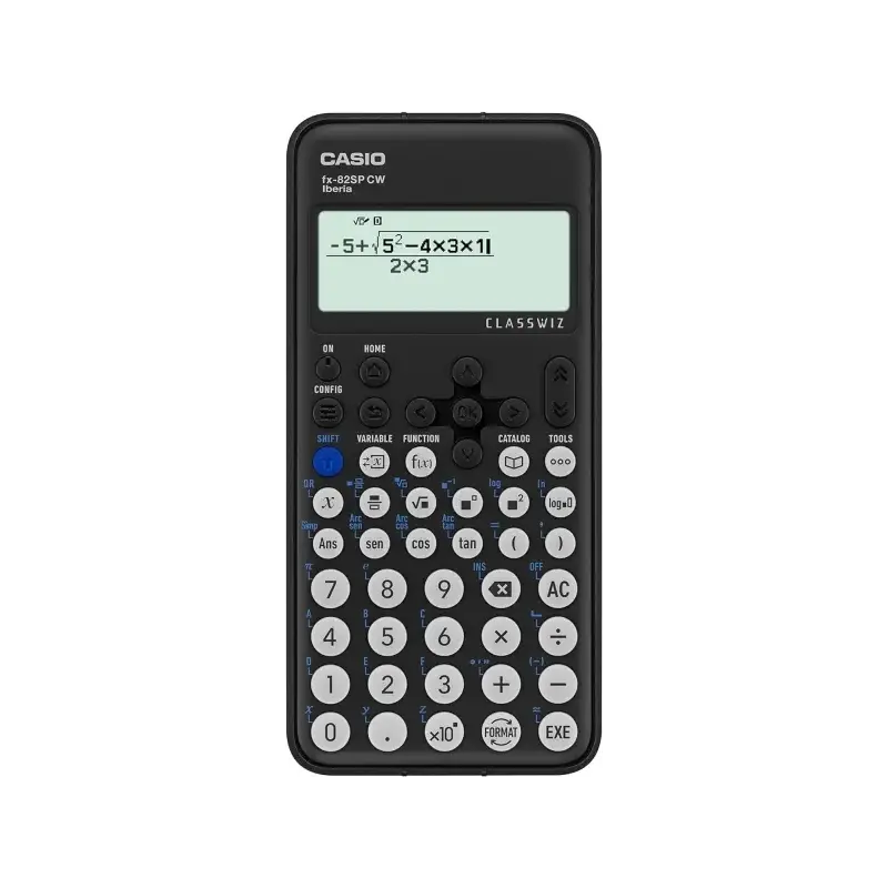 Casio Iberia Classwiz FX-82SP Calculadora Cientifica Pantalla LCD 12 Digitos - Mas de 300 Funciones - Simplificacion Fracciones,