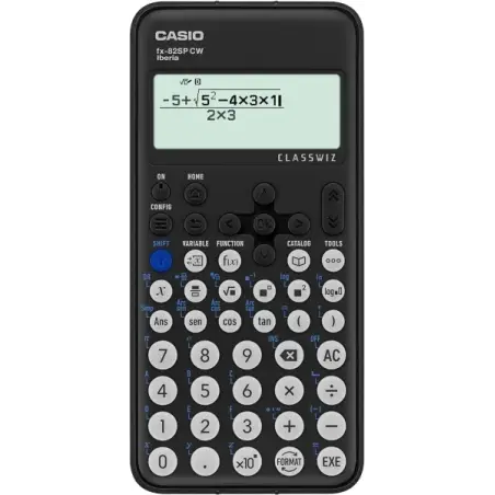 Casio Iberia Classwiz FX-82SP Calculadora Cientifica Pantalla LCD 12 Digitos - Mas de 300 Funciones - Simplificacion Fracciones,