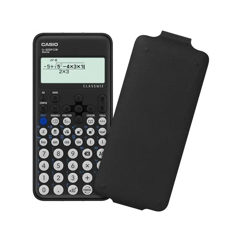 Casio Iberia Classwiz FX-82SP Calculadora Cientifica Pantalla LCD 12 Digitos - Mas de 300 Funciones - Simplificacion Fracciones,