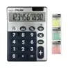 Milan Expositor de 6 Calculadoras 10 Digitos Silver - Calculadora de Sobremesa - Teclas Grandes - Tecla Rectificacion Entrada de