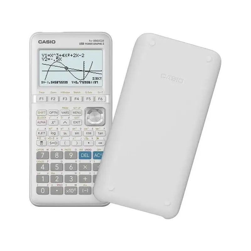 Casio FX-9860GIII Calculadora Cientifica Grafica - Pantalla de 8 Lineas - Graficas Simultaneas de Distintas Funciones - Calculo