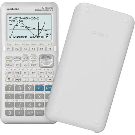 Casio FX-9860GIII Calculadora Cientifica Grafica - Pantalla de 8 Lineas - Graficas Simultaneas de Distintas Funciones - Calculo