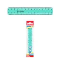 Erichkrause Regla Pastel Mint - 15cm - Menta - Bolsa de Polietileno | Ahorro Imprimiendo