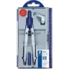 Staedtler Noris 550 01 Compas de Precision - Aguja y Mina Intercambiables - Mecanismo de Ajuste Rapido | Ahorro Imprimiendo